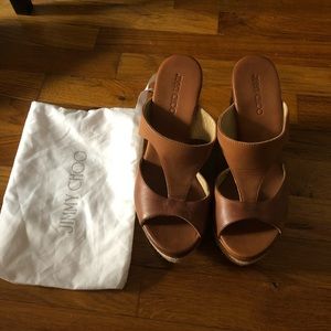 Jimmy Choo Brown Wedges
